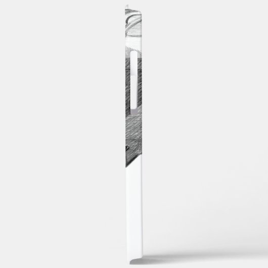 Coques Case-Mate iPhone Sculpture de château Dessin au crayon (Verso / Gauche)