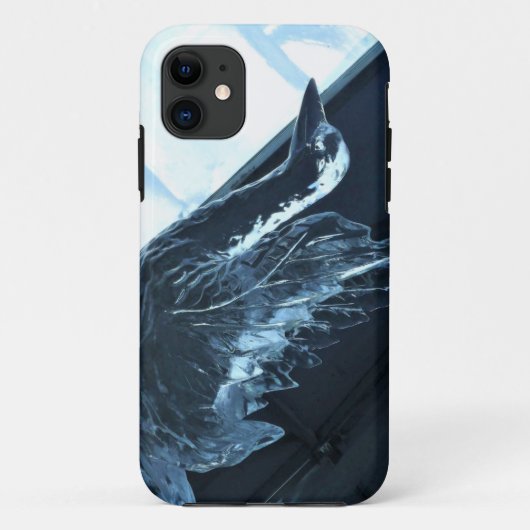 Coques Case-Mate iPhone Sculpture de glace de cygne, Québec, Canada (Dos)