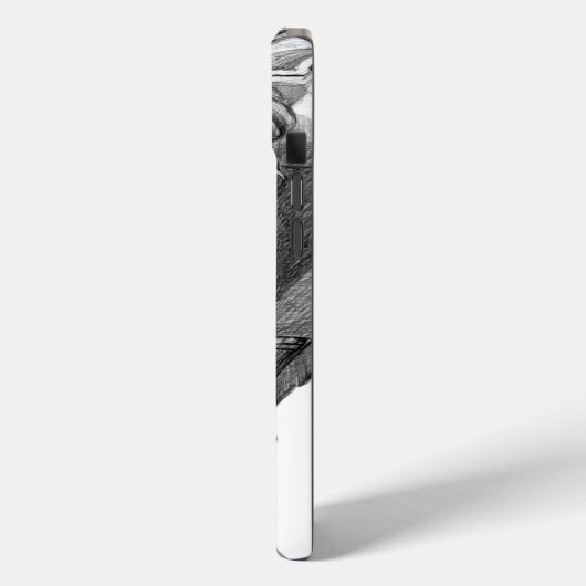 Coques Case-Mate iPhone Sculpture du château Crayon Art (Verso / Gauche)