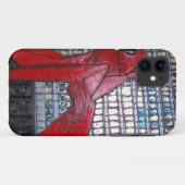 Coques Case-Mate iPhone Sculpture Flamant rose de Chicago (Dos (Horizontal))