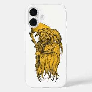 Coques iPhone 16 Scythe man - La mort
