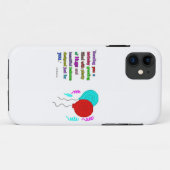 Coques Case-Mate iPhone Se d'iPhone de citation de salutation (Dos (Horizontal))
