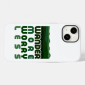 Coques Case-Mate iPhone Se promener plus inquiet moins (Verso (horizontal))