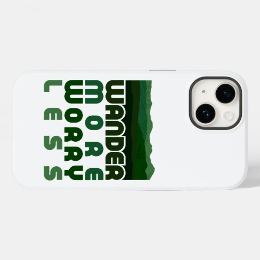 Coques Case-Mate iPhone Se promener plus inquiet moins (Verso (horizontal))