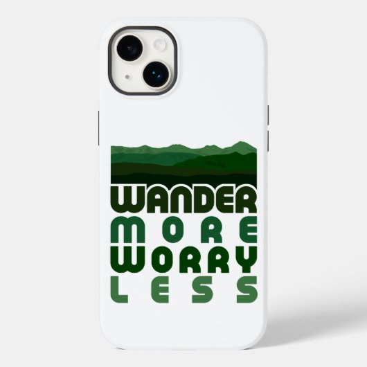 Coques Case-Mate iPhone Se promener plus inquiet moins (Verso)