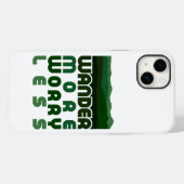 Coques Case-Mate iPhone Se promener plus inquiet moins (Verso (horizontal))