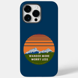 Coque Pour Pour iPhone 14 Pro Max Se promener plus s'inquiéter moins