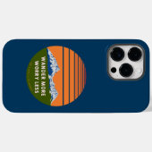 Coques Case-Mate iPhone Se promener plus s'inquiéter moins (Verso (horizontal))