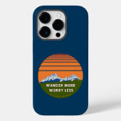 Coques Case-Mate iPhone Se promener plus s'inquiéter moins (Verso)