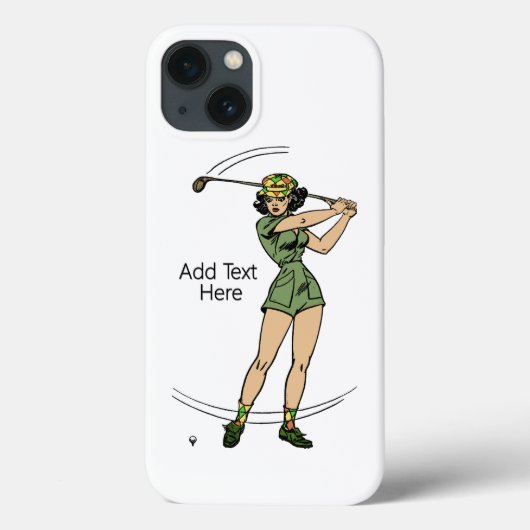 Coques Case-Mate iPhone Se réchauffer pour Golf Lady Golfer (Verso)