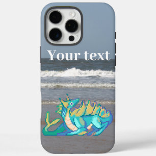 Coques iPhone 16 Pro Max Sea dragon, on Beach. ZuujeArt by GH