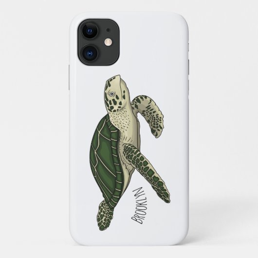 Coques Case-Mate iPhone Sea turtle cartoon (Dos)