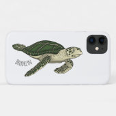 Coques Case-Mate iPhone Sea turtle cartoon (Dos (Horizontal))
