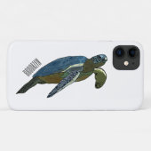 Coques Case-Mate iPhone Sea turtle cartoon (Dos (Horizontal))
