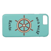 Coques Case-Mate iPhone "SEA WOLF", volant, personnalisation (Dos (Horizontal))