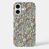 Coques Case-Mate iPhone Seafoam Pink Yellow Retro Wildflower (Verso)