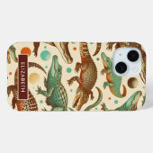 Coques Case-Mate iPhone Seamlees d'alligator vintages (Verso (horizontal))