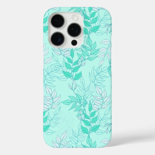 Coques Case-Mate iPhone Seamless pattern featuring interconnected leafy br (Verso)