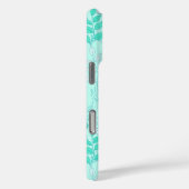 Coques Case-Mate iPhone Seamless pattern featuring interconnected leafy br (Verso / Droite)