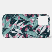 Coques Case-Mate iPhone Seamless pattern with eucalyptus leaves and flower (Verso (horizontal))