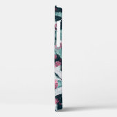 Coques Case-Mate iPhone Seamless pattern with eucalyptus leaves and flower (Verso / Gauche)