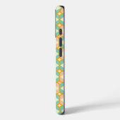 Coques Case-Mate iPhone Seamless retro pattern with rounded squares (Verso / Gauche)