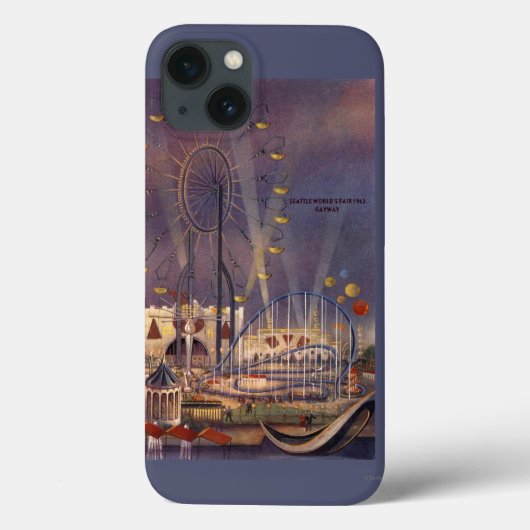 Coques Case-Mate iPhone Seattle, Washington1962 Poster de l'Exposition Uni (Verso)