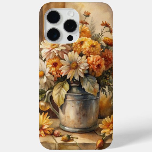 Coques Case-Mate iPhone Seau avec Floral d'automne (Verso)