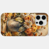 Coques Case-Mate iPhone Seau avec Floral d'automne (Verso (horizontal))