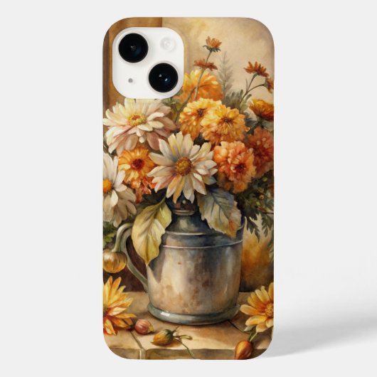 Coques Case-Mate iPhone Seau avec Floral d'Automne (Verso)