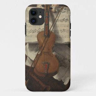 Coque iPhone 11 Sebastiano Lazzari Trompe - Violon et notes de mus