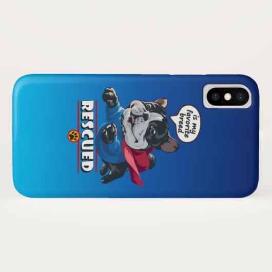 Coques Case-Mate iPhone Secouru est ma race préférée | (Dos (Horizontal))