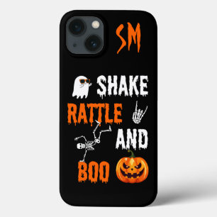 Case-Mate iPhone Case Secousse de monogramme, Rattle, Boo Fun squelette