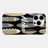 Coques Case-Mate iPhone Secret Beach Hawaiian Surfboards - Noir (Verso (horizontal))