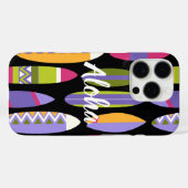 Coques Case-Mate iPhone Secret Beach Hawaiian Surfboards - Noir (Verso (horizontal))