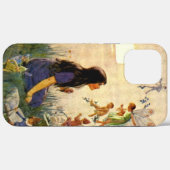 Coques Case-Mate iPhone Secrets de fées - Antique carte postale (Verso (horizontal))