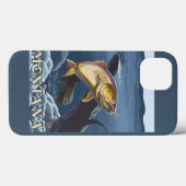 Coques Case-Mate iPhone Section de la pêche à la truite - Montana (Verso (horizontal))