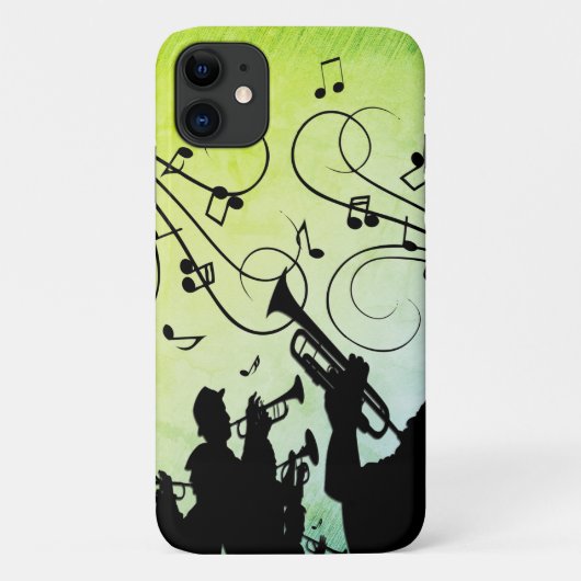 Coques Case-Mate iPhone Section Trumpet Musique verte (Dos)