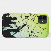 Coques Case-Mate iPhone Section Trumpet Musique verte (Dos (Horizontal))