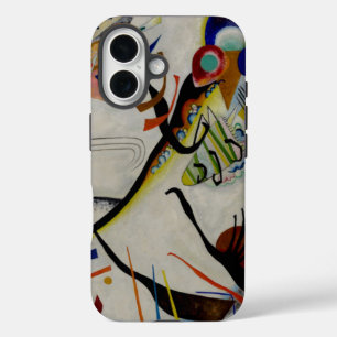Coques iPhone 16 Segment bleu Kandinsky