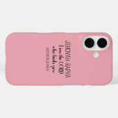 Coques Case-Mate iPhone Seigneur Qui Guérit Rose Simple Chrétien (Verso (horizontal))