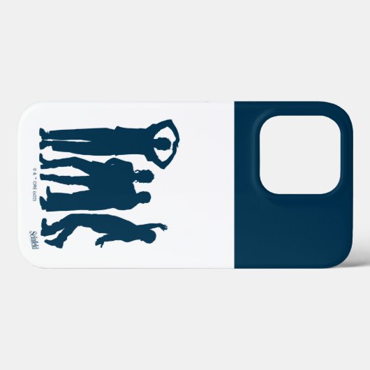 Coques Case-Mate iPhone Seinfeld | Graphique de silhouette de groupe (Verso (horizontal))