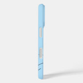 Coques Case-Mate iPhone SELFIE Calligraphie Lettrage Ice Blue Mode (Verso / Droite)