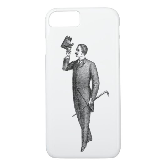 Coques Case-Mate iPhone Selfie, Gentleman victorien (Dos)