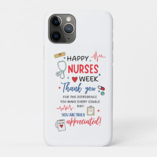 Case-Mate iPhone Case Semaine des infirmières Signe imprimable Reconnais
