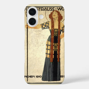 Coques iPhone 16 Semaine Vintage Art Nouveau de Richard Strauss, Mu