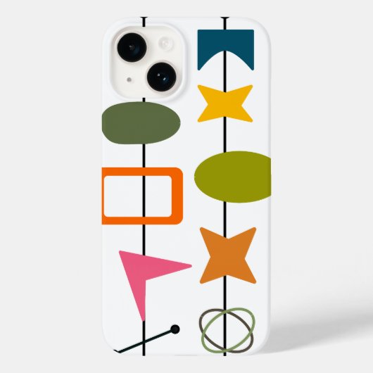 Coques Case-Mate iPhone Semi-Siècle des brochettes modernes (Verso)