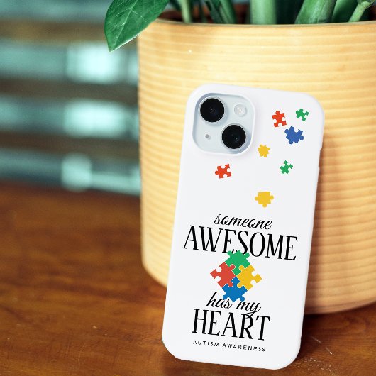 Coques Case-Mate iPhone Sensibilisation à l'autisme Quelqu'un de génial a