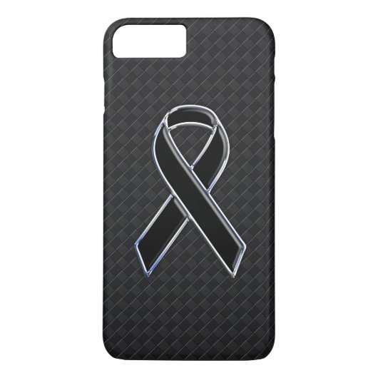 Coques Case-Mate iPhone Sensibilisation au ruban noir élégant (Dos)