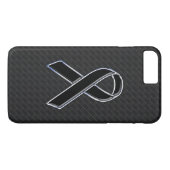 Coques Case-Mate iPhone Sensibilisation au ruban noir élégant (Dos (Horizontal))